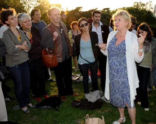 Portrait of Eva Joly taken in 2012.