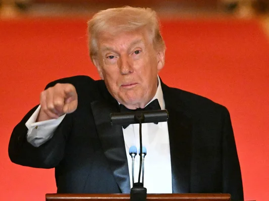 Donald Trump s'exprimant lors d'un événement public