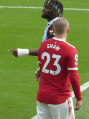 Allan Saint-Maximin in action during a Premier League match at Old Trafford, September 2021.