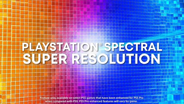 Illustration de la technologie PlayStation Spectral Super Resolution.
