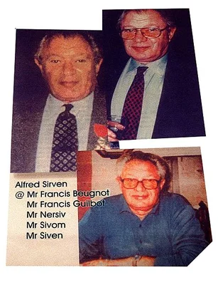 Interpol photographs show French billionaire fugitive Alfred Sirven, a former executive of Elf Aquitaine wanted for allegedly embezzling millions of...