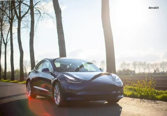 Concept art of the futuristic Cybertruck, highlighting Tesla's recent design risks