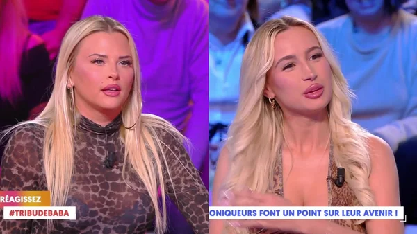 Kelly Vedovelli sur le plateau de Touche pas à mon poste