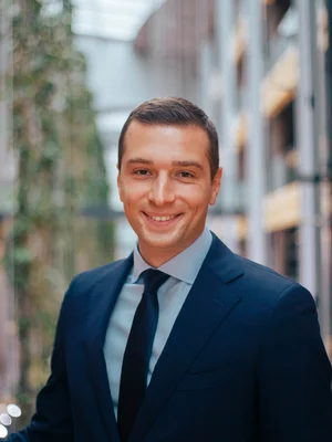 Jordan Bardella au Parlement Européen de Strasbourg en septembre 2022.