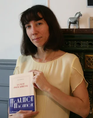 Maud Simonnot lors de la Fête du livre d'Autun.