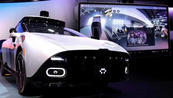 Le véhicule autonome de Tensor présenté lors du CES 2026