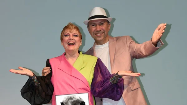 Alison Arngrim lors d'une interview sur son rôle dans La Petite Maison dans la prairie.