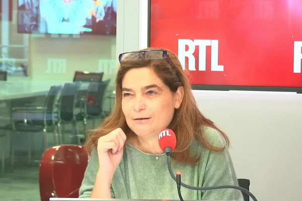 Héloïse d'Ormesson en interview dans les studios de RTL.