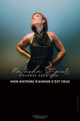 Affiche de la tournée Mon Histoire d'Amour C'est Vous de Natasha St-Pier.