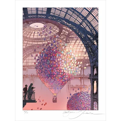 Illustration artistique représentant le Festival du Livre de Paris 2026.