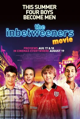 Affiche promotionnelle du film 'Les Bolloss - Inbetweeners'.