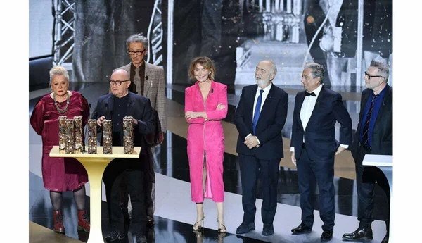 La troupe du Splendid réunie lors d'une cérémonie de remise de prix.