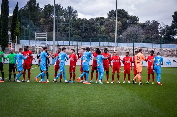 Pablo Longoria et Frank McCourt, les dirigeants de l'OM, dans les enceintes du stade.