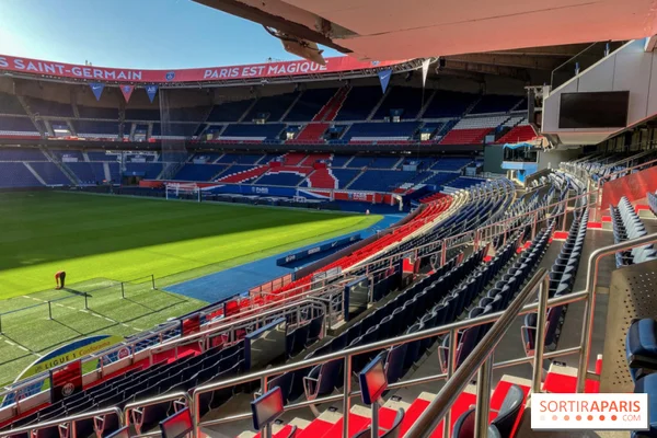 Vue du Parc des Princes, le stade emblématique du PSG.