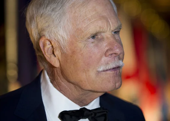 Portrait de Ted Turner, créateur de CNN.