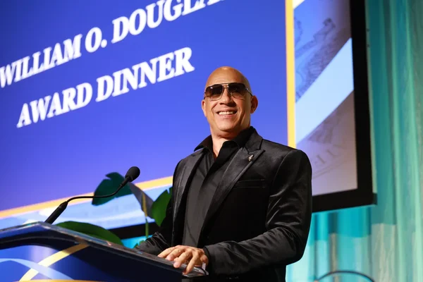 Vin Diesel lors du dîner de remise du prix William O. Douglas.