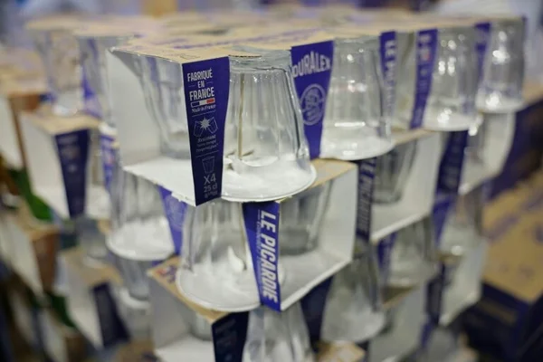 Packs de verres Duralex 'Le Picardie' estampillés 'Fabriqué en France'