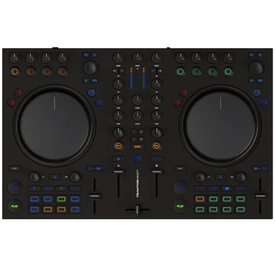Contrôleur DJ Native Instruments Traktor Kontrol S4 MK3 vu de dessus.