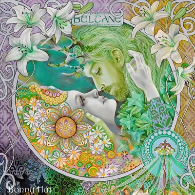 A2 Beltane Impression sur toile d'art Décor d'art wiccan Mythologie païenne Impression d'art du Dieu et de la Déesse - Etsy