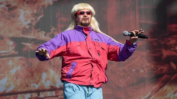 Oliver Tree en concert, quelques jours avant l'accident d'hélicoptère au Brésil.