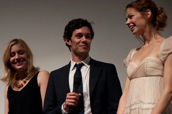 Greta Gerwig, Adam Brody et Analeigh Tipton au Festival international du film de Toronto en 2011.