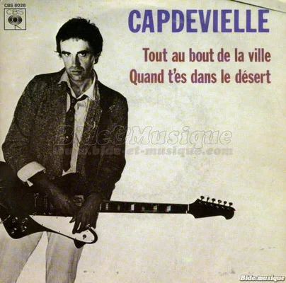 Pochette du single Quand t'es dans le désert de Jean-Patrick Capdevielle.