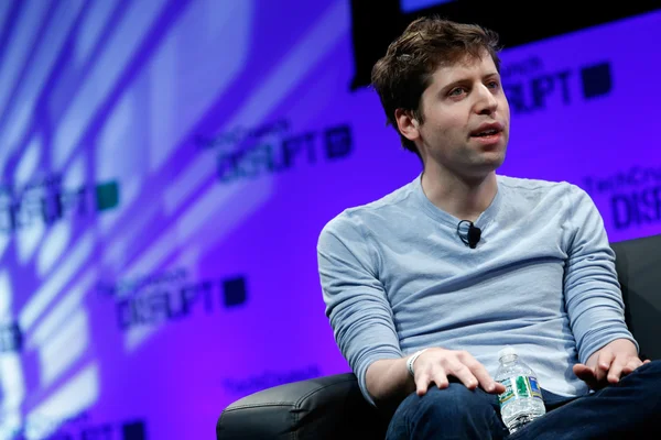 Sam Altman s'exprimant lors de TechCrunch Disrupt NY 2014.
