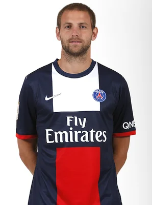 Mathieu Bodmer lors de son passage au Paris Saint-Germain.