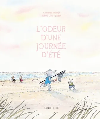 Couverture de « L'odeur d'une journée d'été » (Clémence Sabbagh), un album qui invite à respirer la poésie estivale.