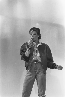 Stéphanie de Monaco pendant le tournage de son clip vidéo, novembre 1986.