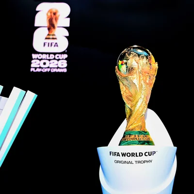 Trophée original de la Coupe du monde FIFA 2026.