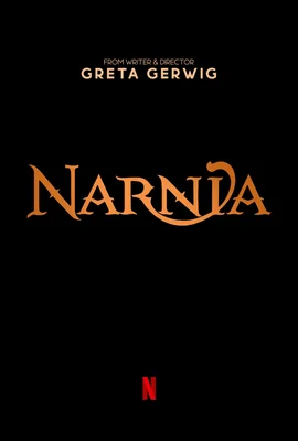 Affiche officielle de Narnia (2027) réalisé par Greta Gerwig, produite par Netflix.
