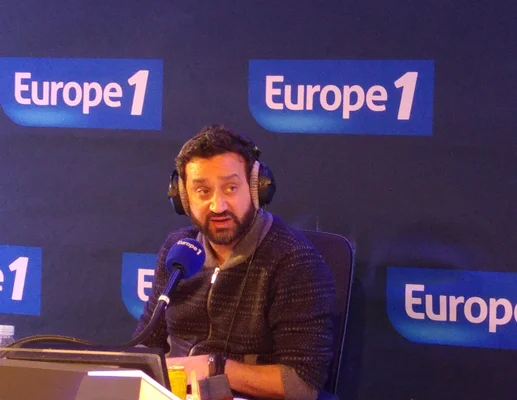 Cyril Hanouna lors d'un enregistrement d'une émission de radio