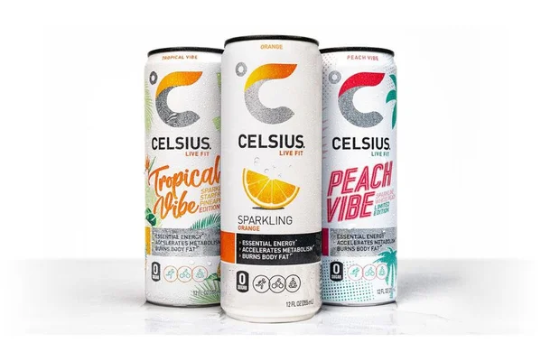 Boissons énergisantes Celsius, une marque également touchée par l’interdiction québécoise.