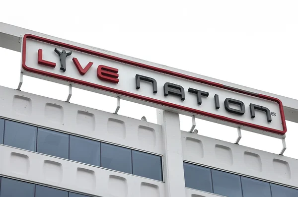 Siège de Live Nation, affichant son enseigne emblématique.