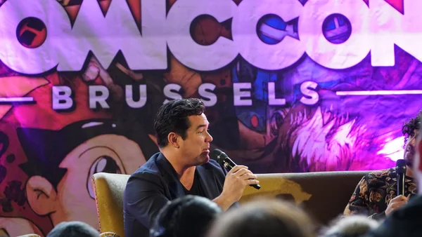 Dean Cain à la Comic Con Brussels en 2018, premier acteur à avoir incarné Superman dans les années 1990.